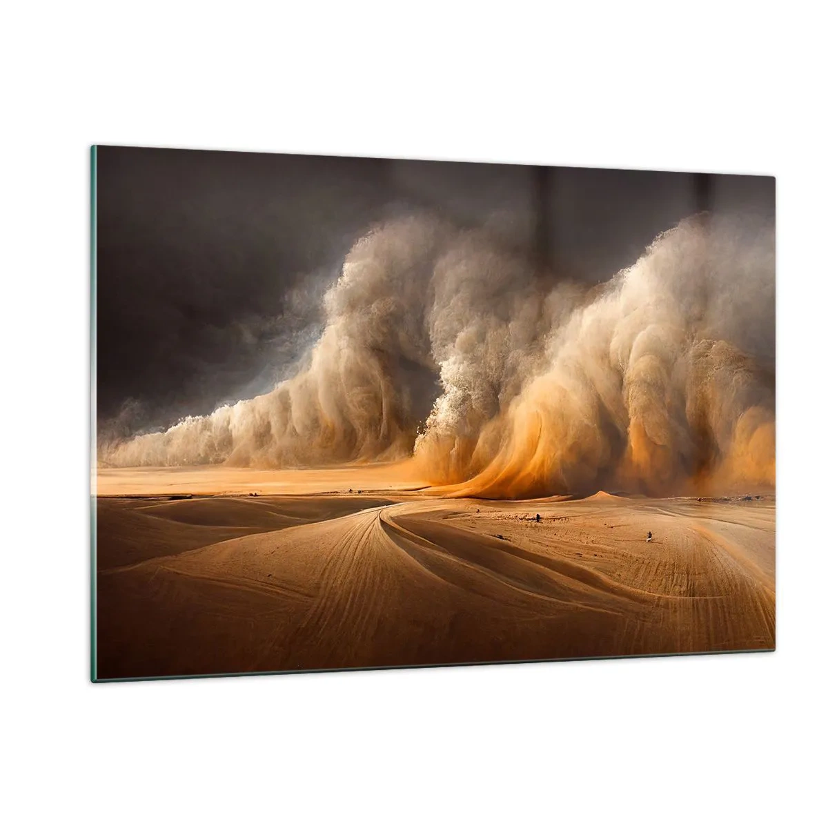 Quadro em vidro - A Ira do Deserto - 120x80 cm