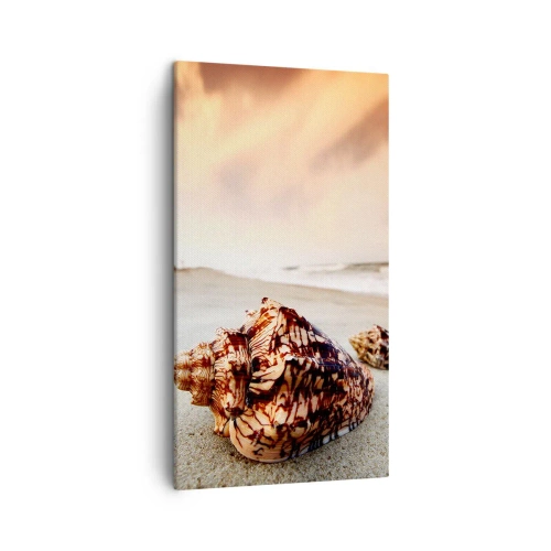 Quadro em tela - Expulso pelas ondas - 45x80 cm