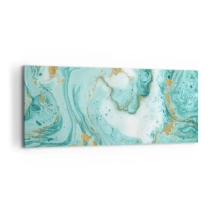 Quadro em tela - Sob a grande onda do período Edo - 100x40 cm
