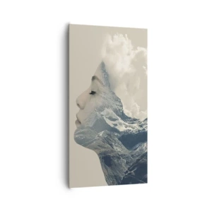 Quadro em tela - A beleza dos elementos da natureza - 65x120 cm