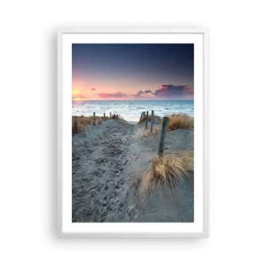 Pôster em moldura branca - Derramou um arco-íris de esplendor radiante.... - 50x70 cm