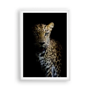 Pôster em moldura branca - Beleza escura - 70x100 cm