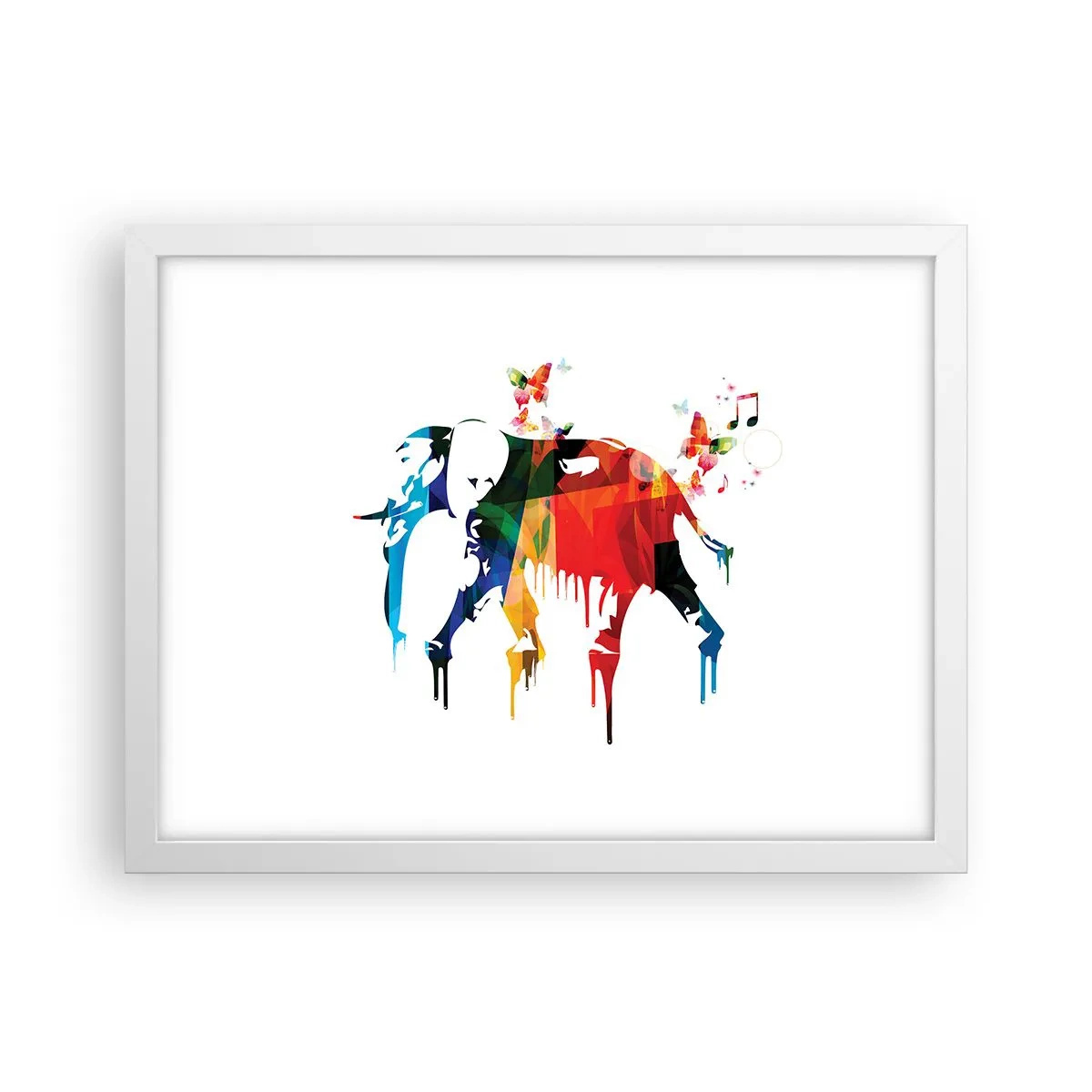 Pôster em moldura branca - Todos podem dançar - 40x30 cm