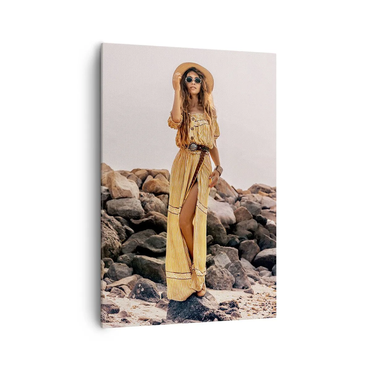 Quadro em tela - A magia das pedras - 70x100 cm