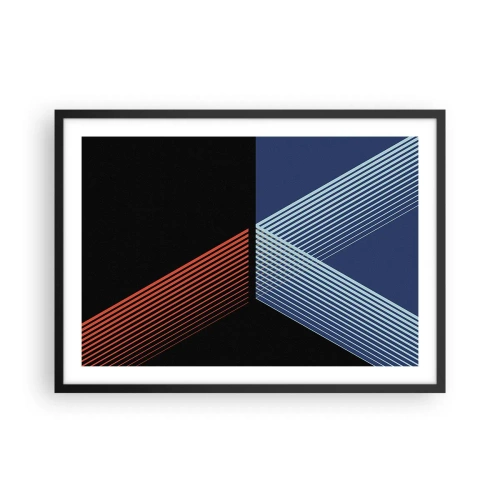 Pôster com moldura preta - Uma história simples - 70x50 cm