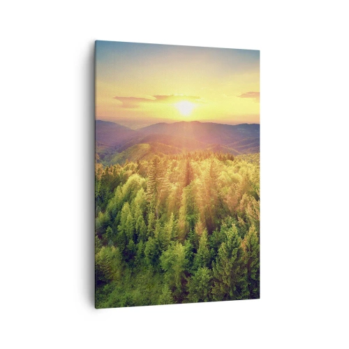 Quadro em tela - Picos e cumes - 70x100 cm