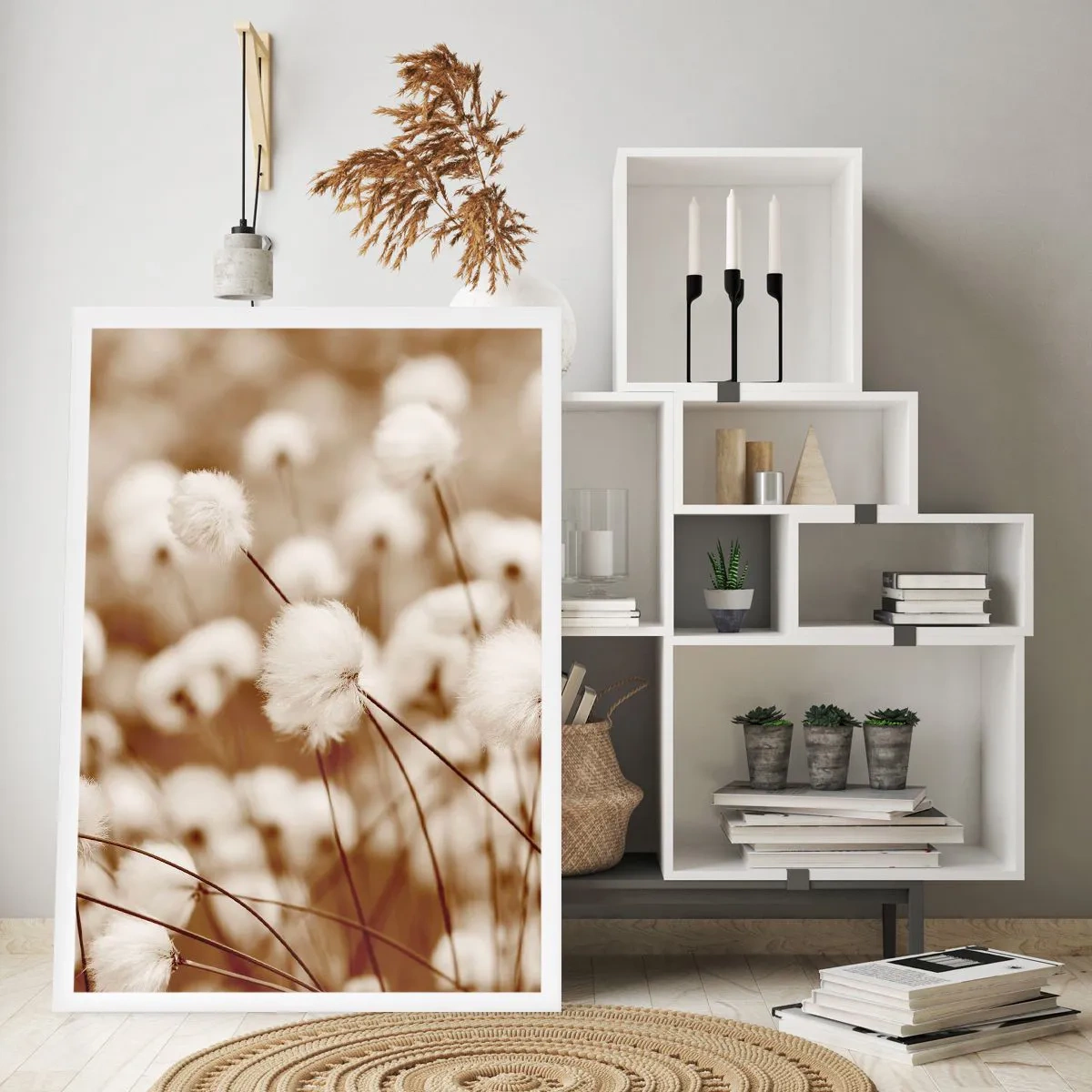 Pôster - Campos felpudos - 50x70 cm