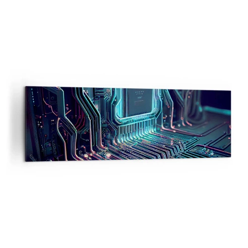 Quadro em tela - Só estou a pensar... - 160x50 cm
