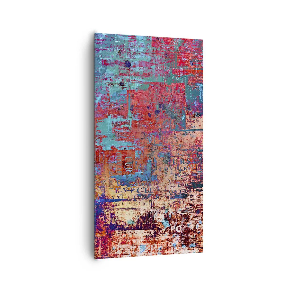 Quadro em tela - Memória e esquecimento - 65x120 cm