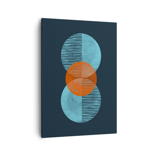 Quadro em tela - Obras de arte simétricas - 50x70 cm