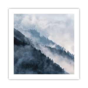Pôster - Misticismo das montanhas - 50x50 cm