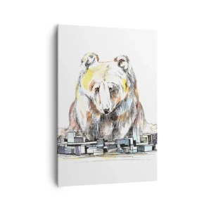 Quadro em tela - Como viver assim? - 70x100 cm