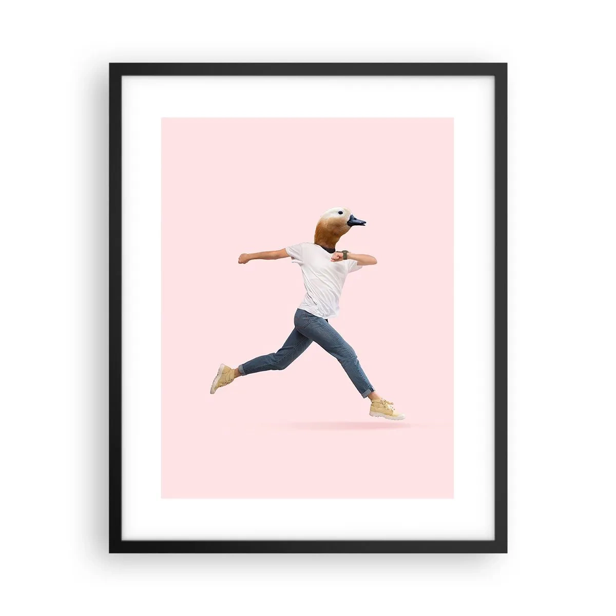 Pôster com moldura preta - Uma pitada de absurdo - 40x50 cm