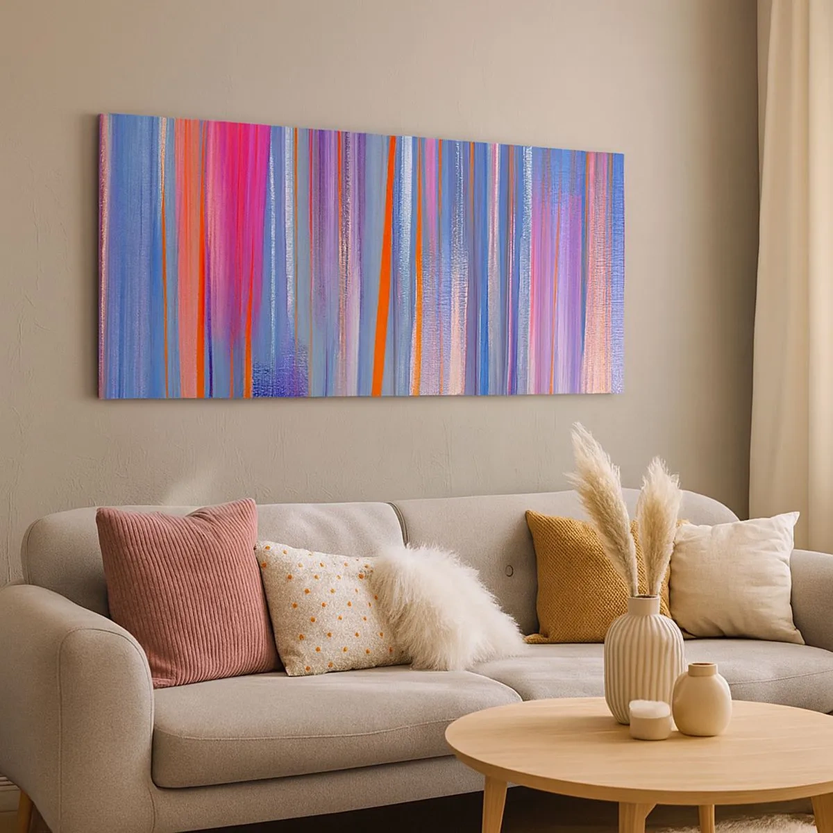 Quadro em tela - Ascensão - 100x40 cm