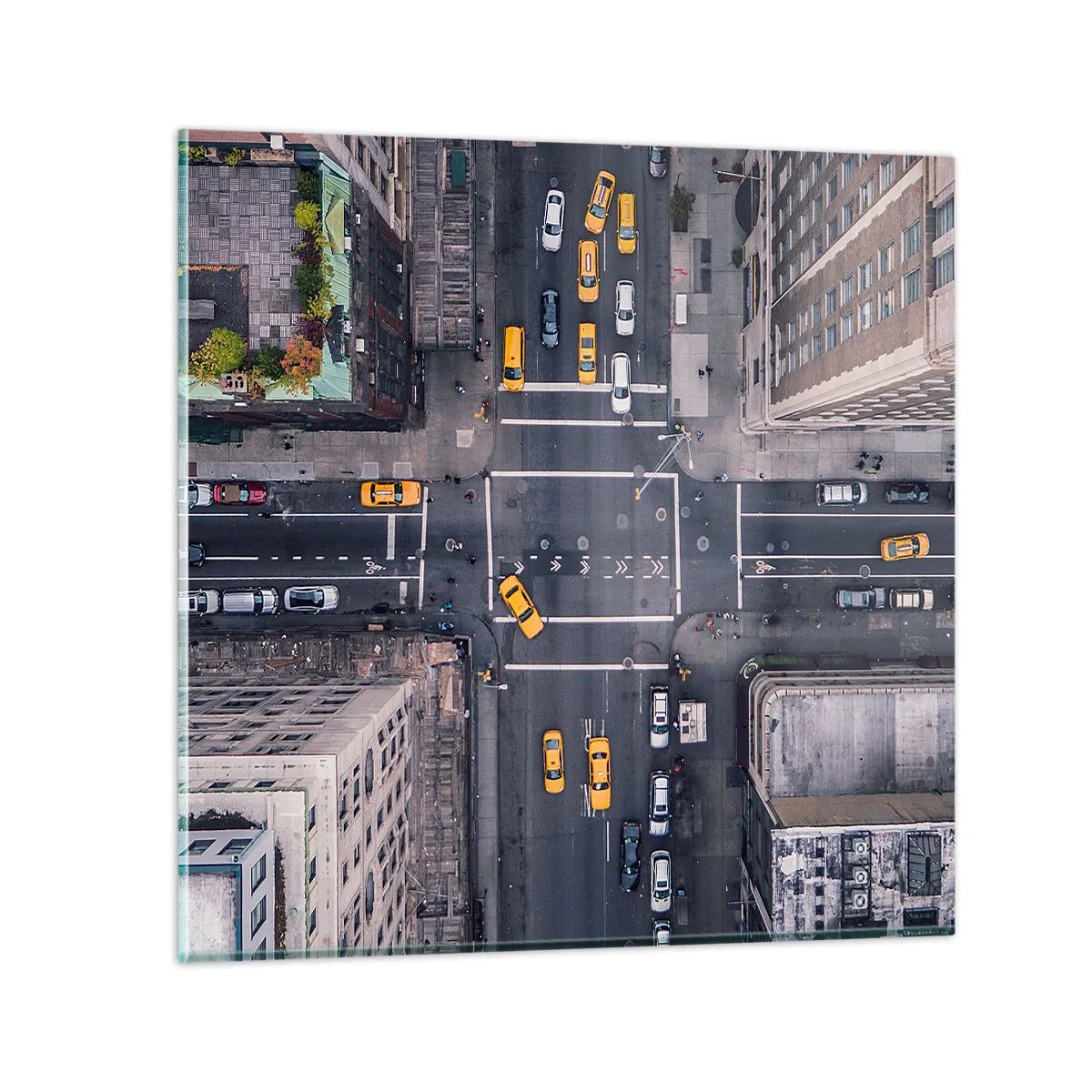 Quadro em vidro - Escolha simples - 30x30 cm