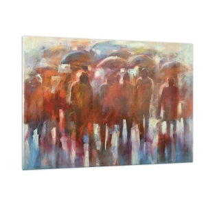 Quadro em vidro - Iguais na chuva e no nevoeiro - 120x80 cm