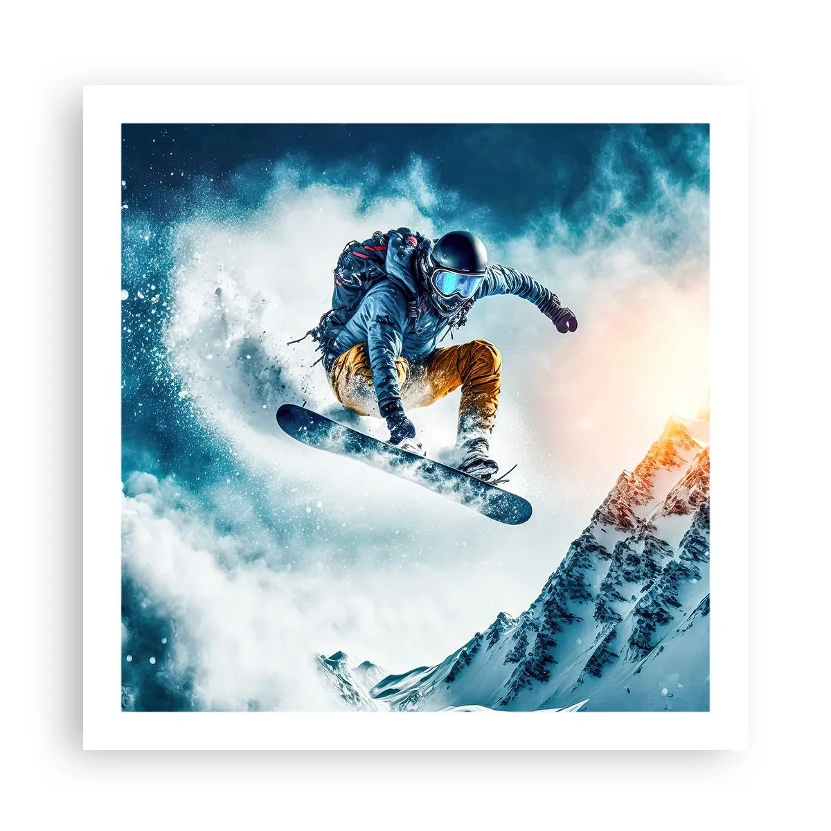 Pôster - Emoções extremas - 60x60 cm