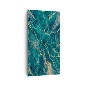 Quadro em tela - Veia dourada - 65x120 cm