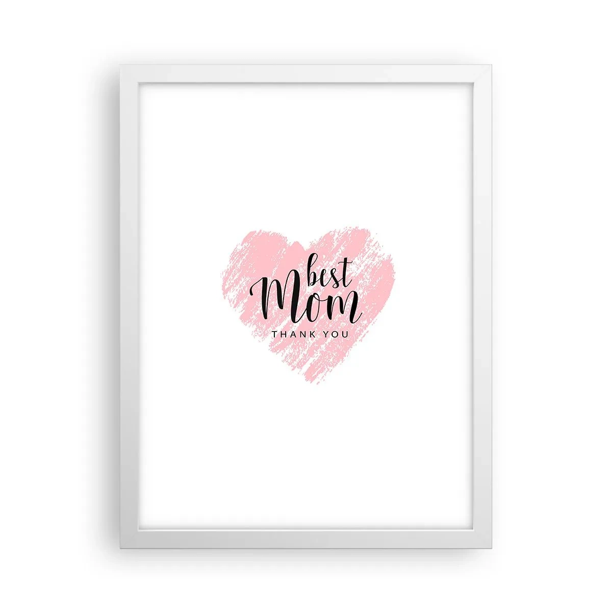 Pôster em moldura branca - Sempre o momento certo - 30x40 cm