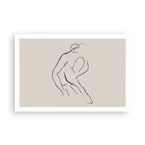 Pôster - Esboço íntimo - 91x61 cm