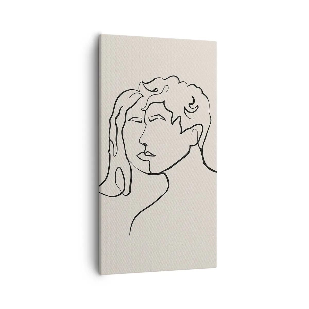 Quadro em tela - E fornou-se a união - 55x100 cm