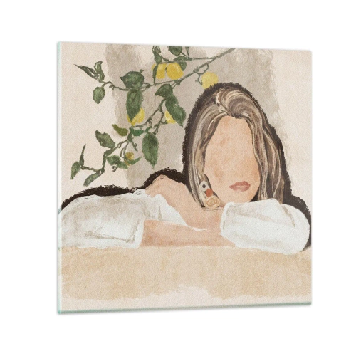 Quadro em vidro - Beleza do sul - 40x40 cm