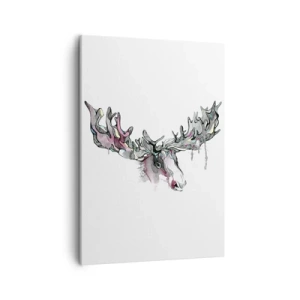 Quadro em tela - A coroa do Rei da Floresta - 50x70 cm