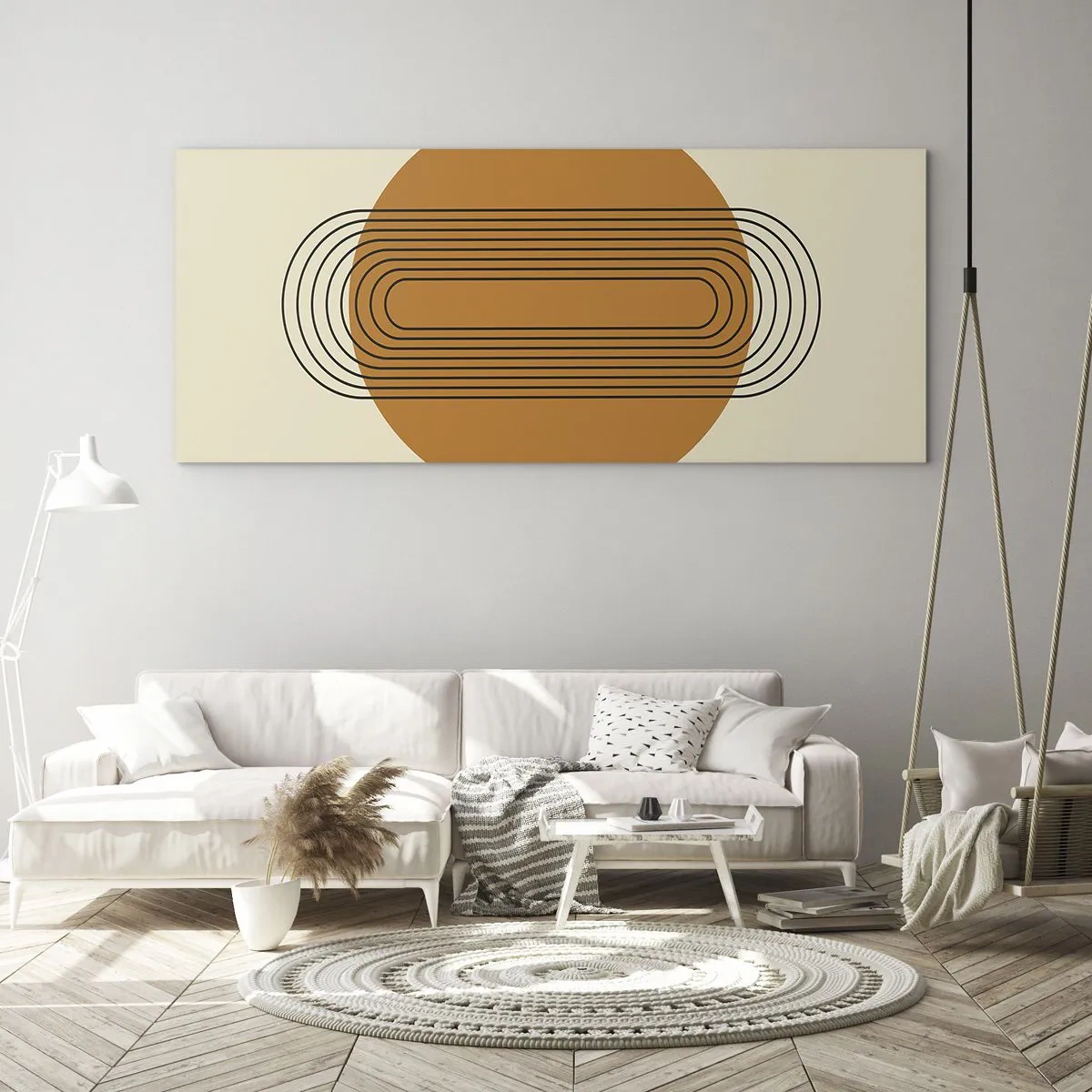 Quadro em vidro - O plano perfeito - 160x50 cm