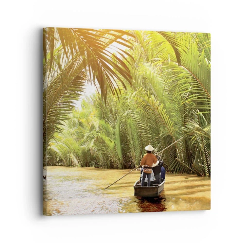 Quadro em tela - Desfiladeiro das palmeiras - 30x30 cm