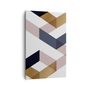 Quadro em tela - Planos e ângulos - 80x120 cm