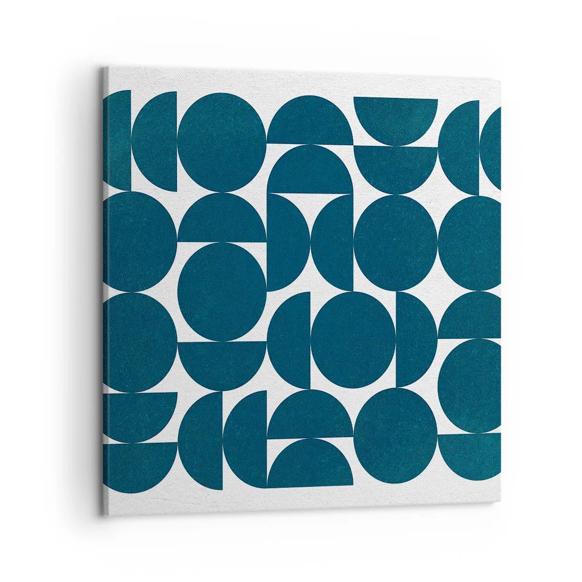 Quadro em tela - Círculos e semicírculos - 50x50 cm