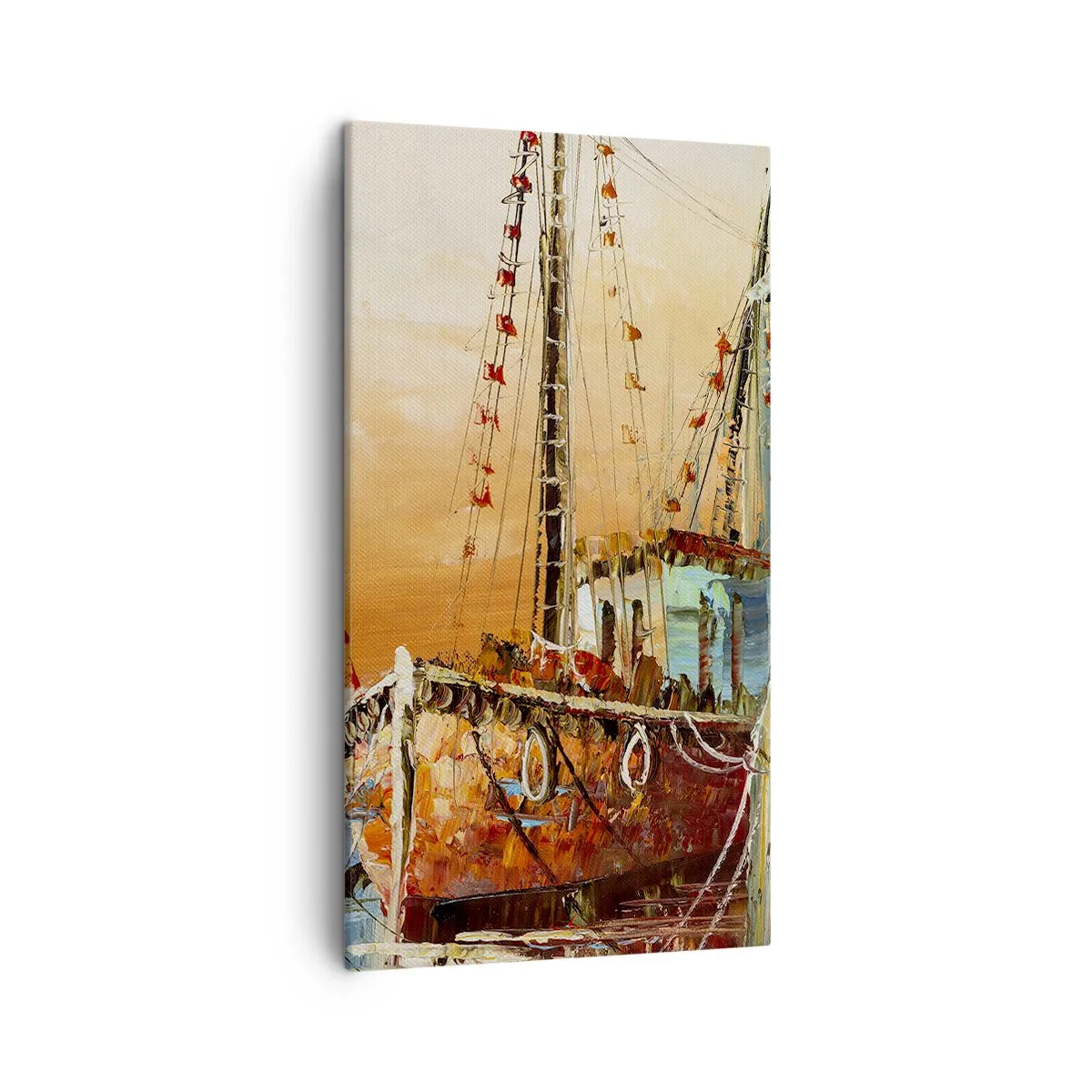 Quadro em tela - Um regresso tranquilo - 45x80 cm