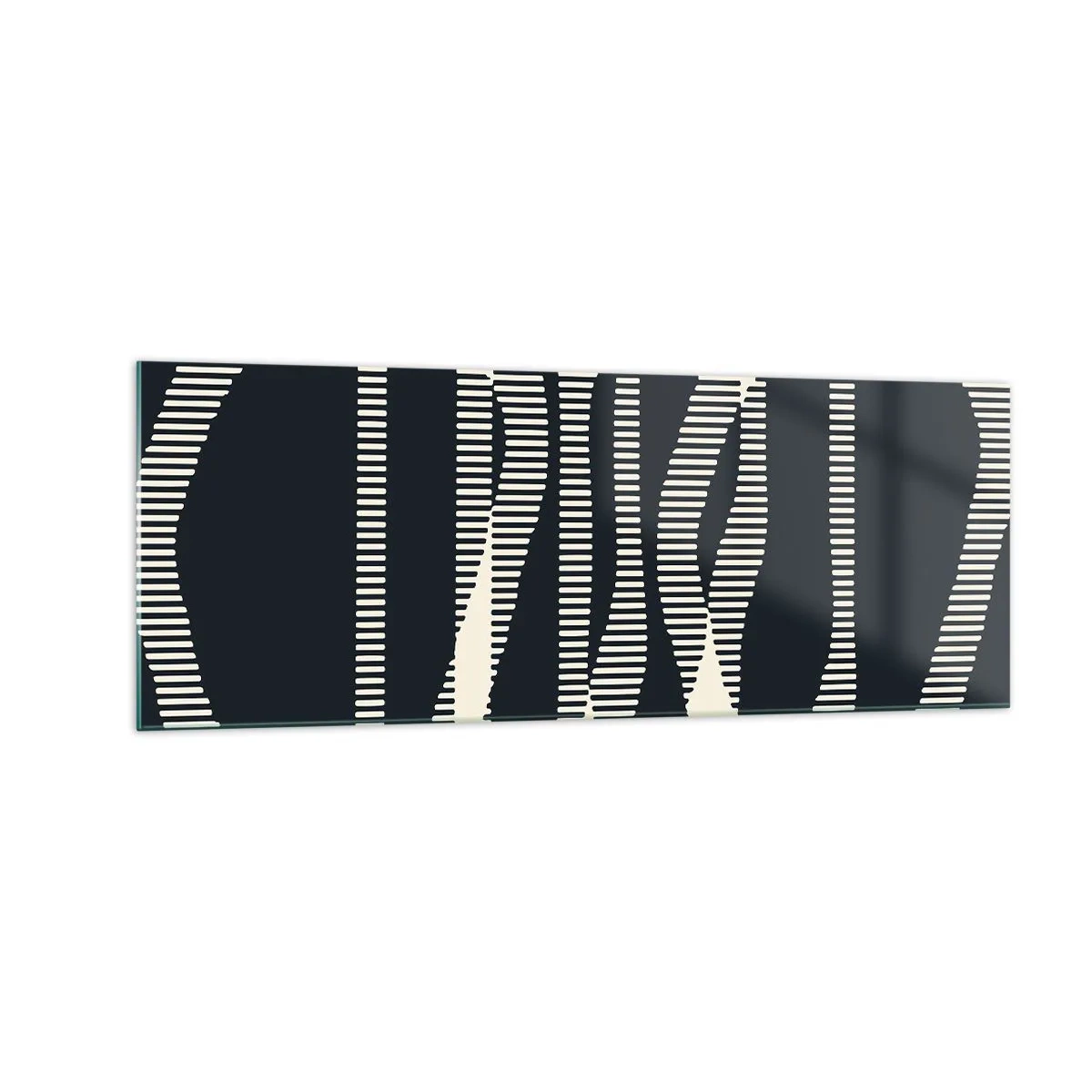 Quadro em vidro - Uma tentativa de quebrar a escuridão - 140x50 cm