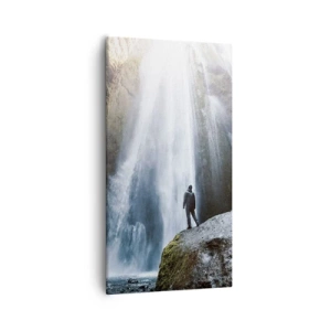 Quadro em tela - Restabelecimento das proporções - 55x100 cm