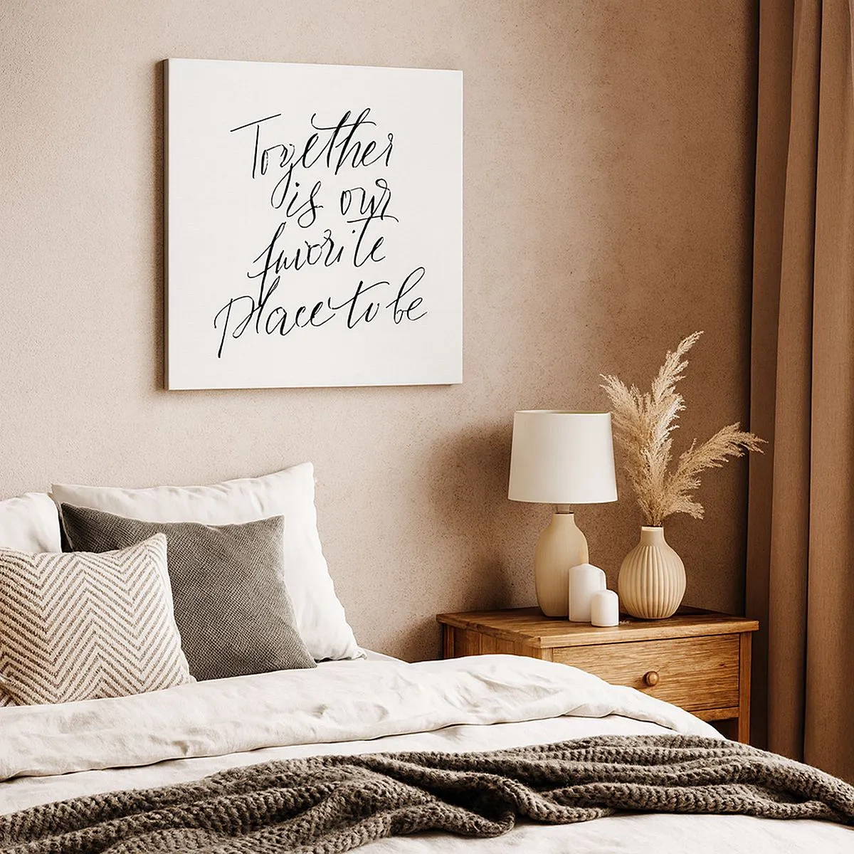 Quadro em tela - Também sente isso? - 30x30 cm