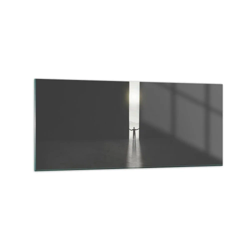 Quadro em vidro - Um passo para um futuro brilhante - 120x50 cm