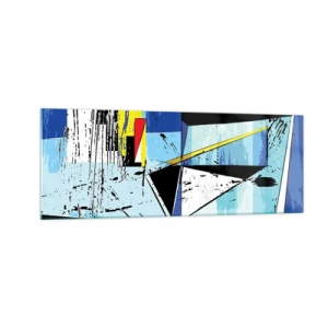 Quadro em vidro - Olhar por um outro ângulo... - 140x50 cm
