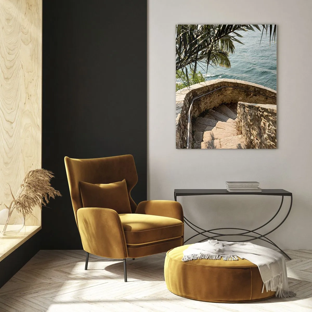 Quadro em vidro - Sob o sol da Itália - 50x70 cm