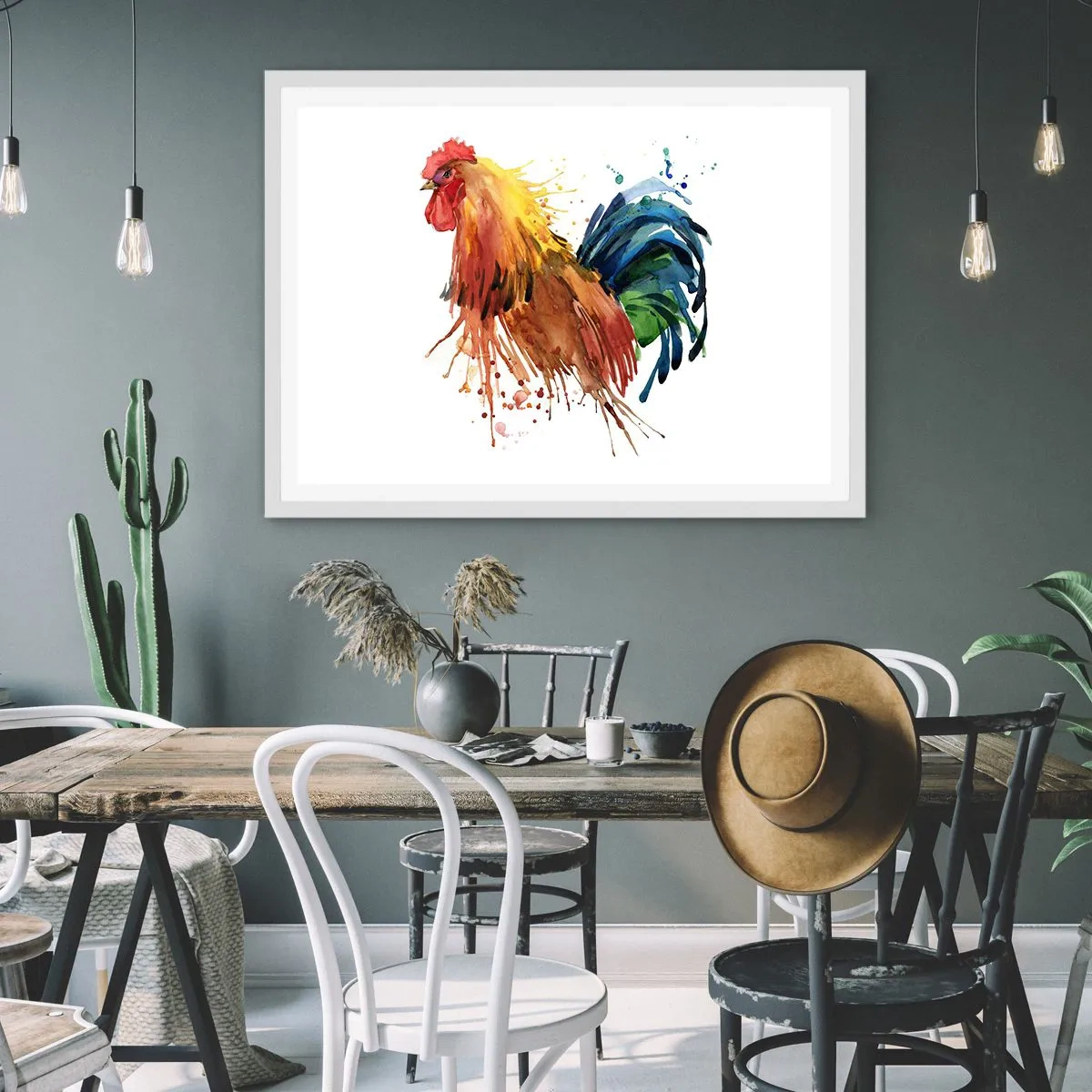 Pôster em moldura branca - Manto real, orgulho real - 70x50 cm