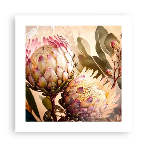 Pôster - Abraçado com ternura - 40x40 cm