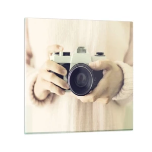 Quadro em vidro - Para ver mais... - 40x40 cm