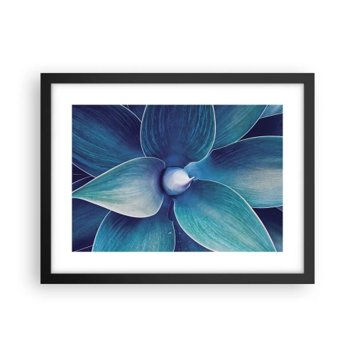 Pôster com moldura preta - O azul do céu - 40x30 cm