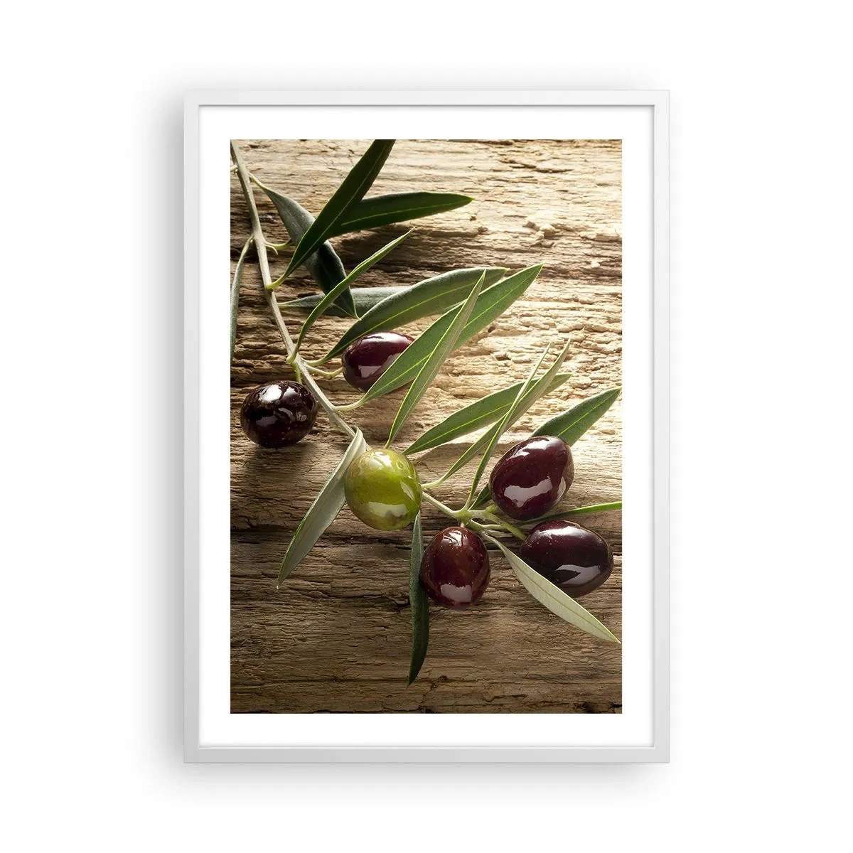 Pôster em moldura branca - Direto da natureza - 50x70 cm