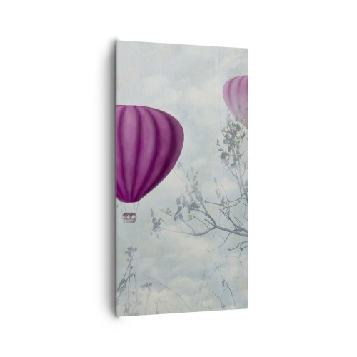 Quadro em tela - Como navios no céu - 65x120 cm