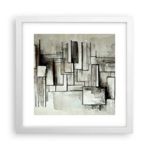 Pôster em moldura branca - O poder da simplicidade - 30x30 cm