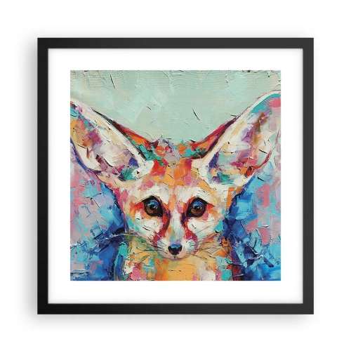 Pôster com moldura preta - Estão prontos para mim? - 40x40 cm