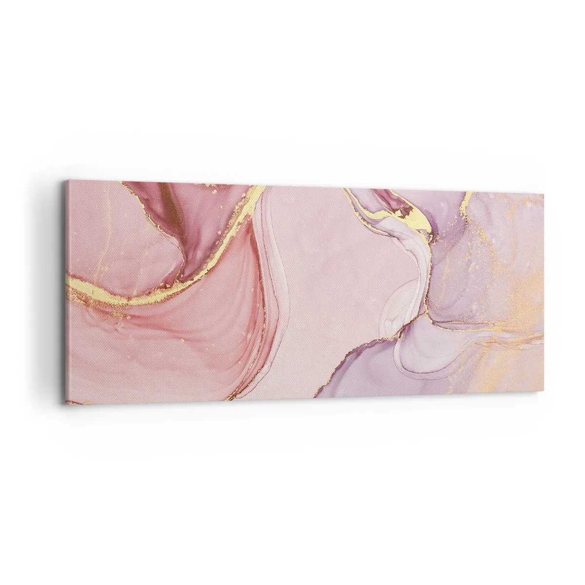 Quadro em tela - Carícia das cores - 100x40 cm