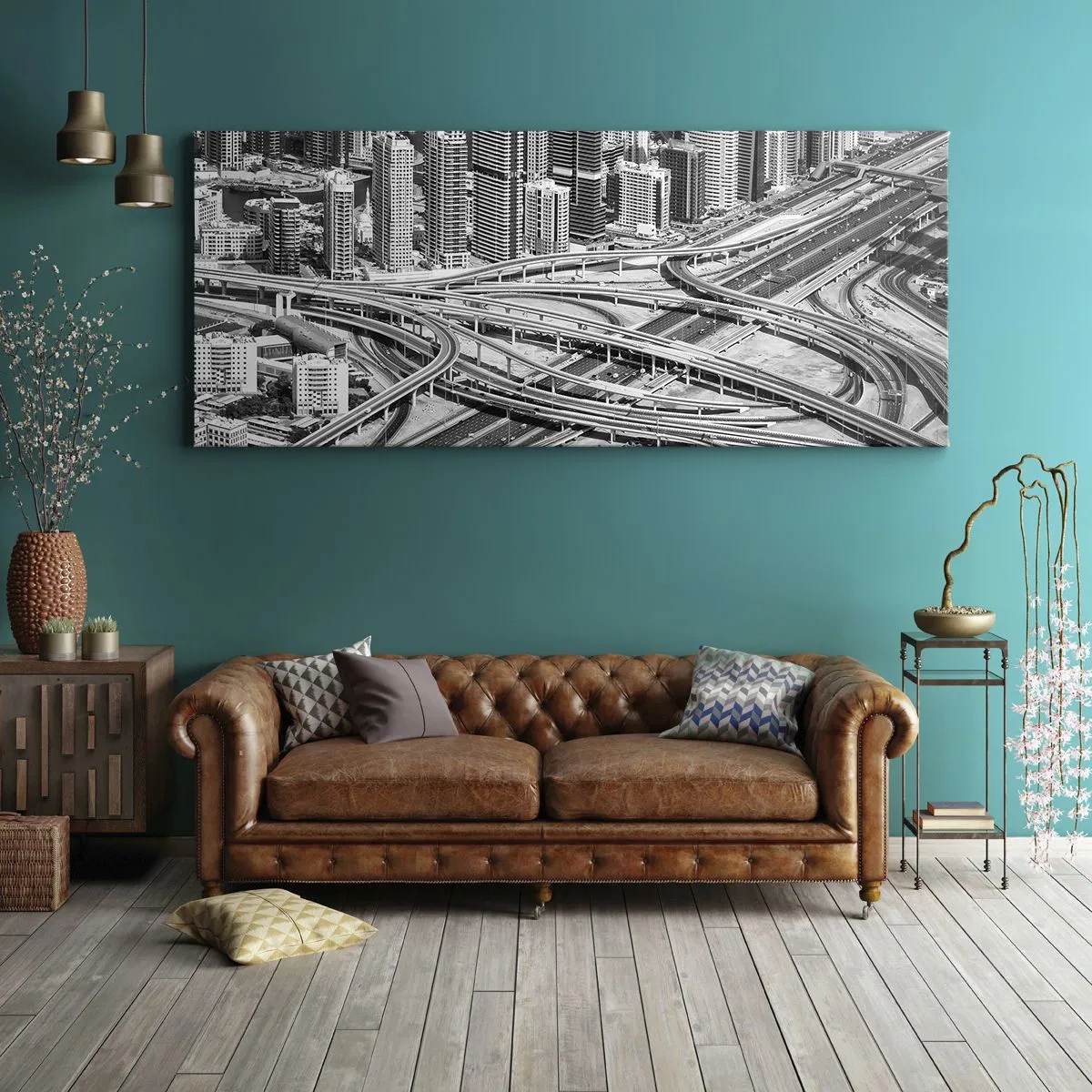 Quadro em tela - Dubai – uma cidade impossível - 90x30 cm