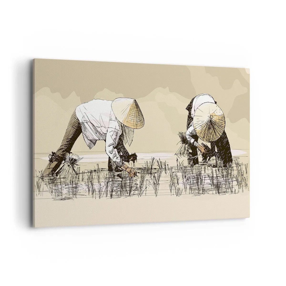 Quadro em tela - Boa colheita  - 120x80 cm