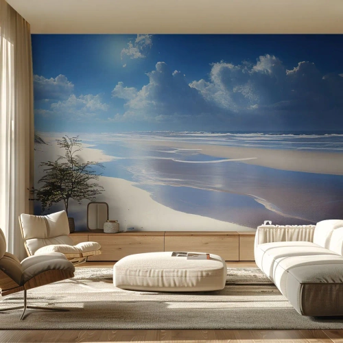 Papel de Parede Premium Sand - Férias no paraíso - Praia, oceano, Feriados - 100x70 cm